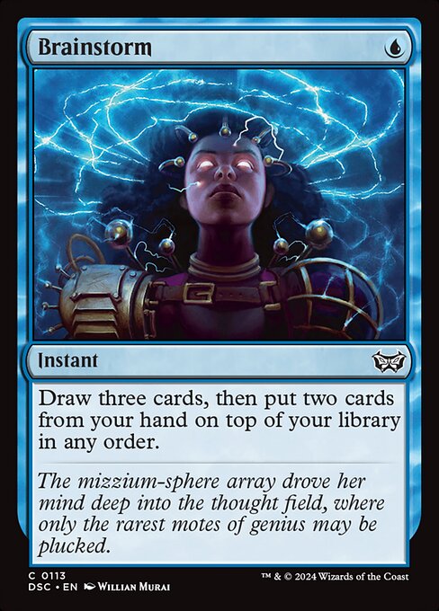 Brainstorm Magic: The Gathering card in Card Scanner app